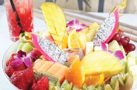 kamu fruit platter korean anjoo grand canal shoppes