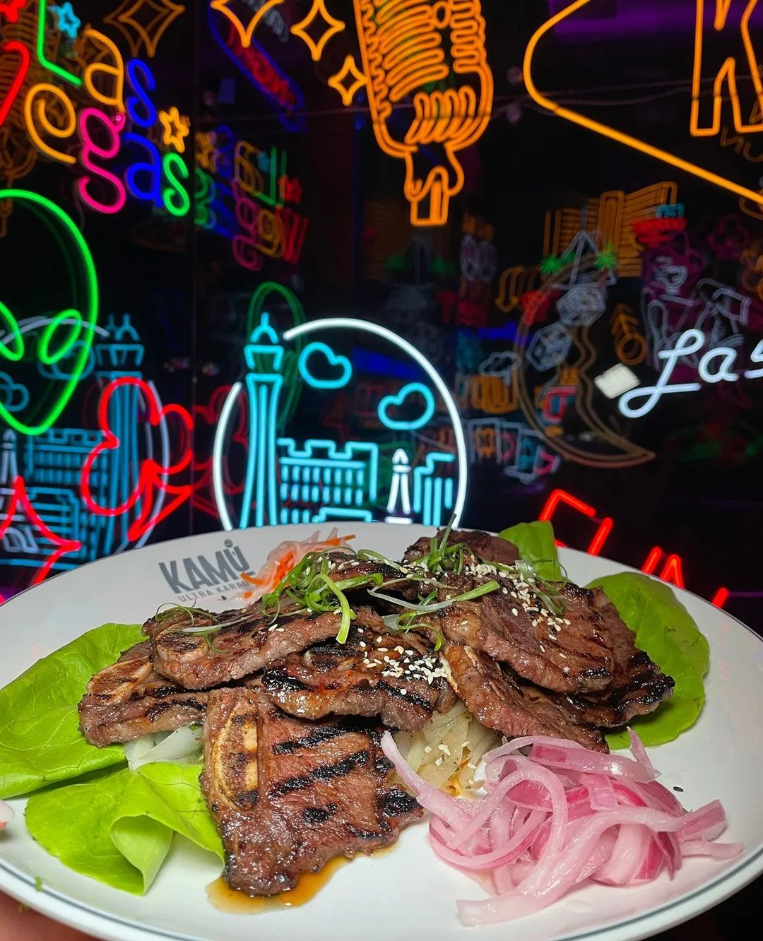 Korean Food (LA Kalbi Ribs) at Grand Canal Shoppes Level 2 Venetian Resorts