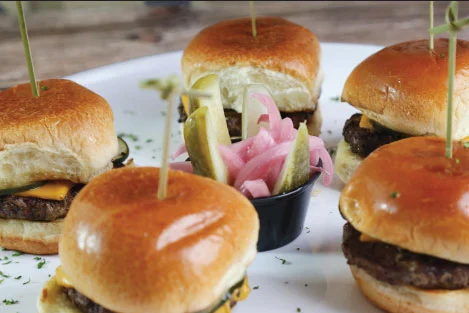 wagyu sliders truffle mayo late night food palazzo