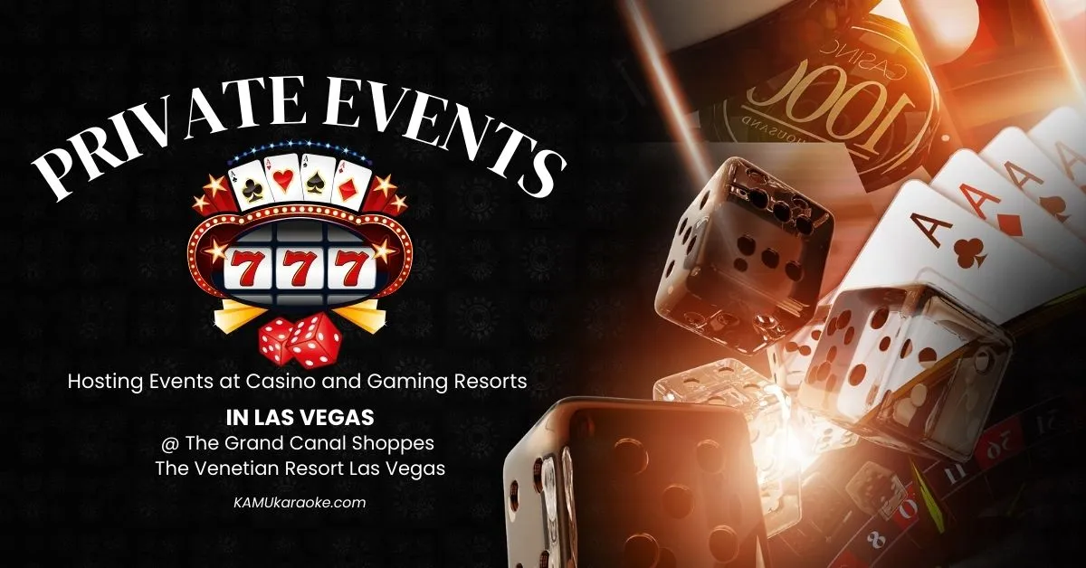 hosting private event space at casino gaming resorts las vegas